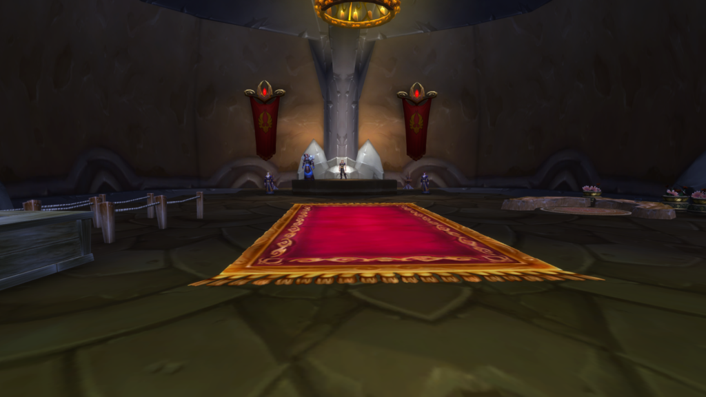 WoW Carpet near the throne